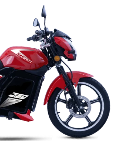 Red ecodryft front half view